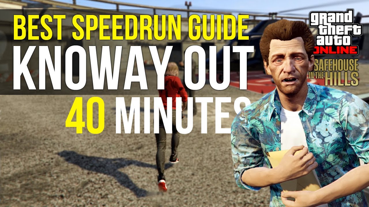 KnoWay Out in 40 minutes BEST Speedrun GUIDE for the 60 minute CHALLENGE