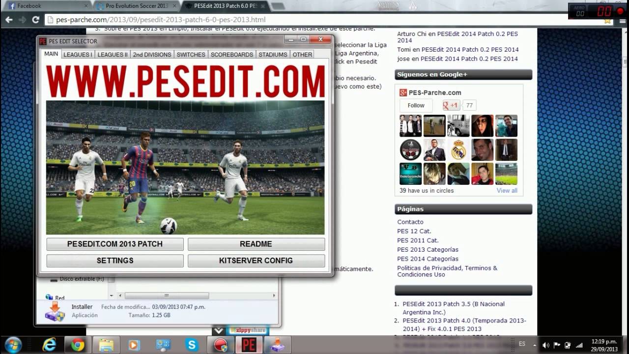 PARCHE 6.0 - PES 2013 PC
