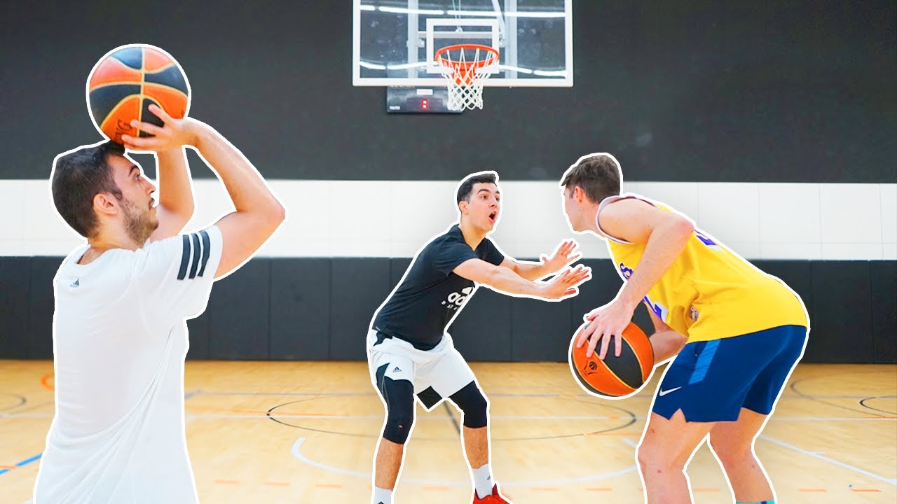 QUIEN ES EL MEJOR JUGADOR? BALONCESTO REAL con TRESCO Y SERGIIRAM