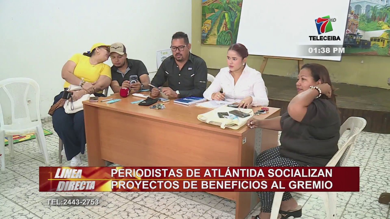 Periodistas de Atlántida socializan proyectos a beneficio del gremio
