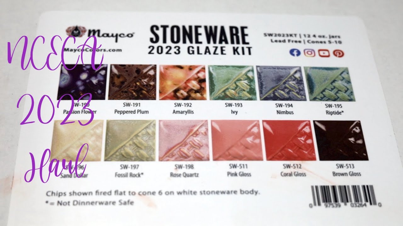 NCECA Haul - Mayco glazes & more!