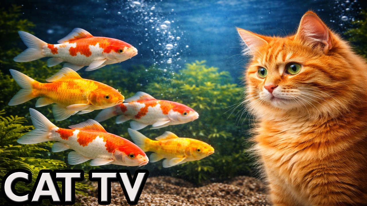 🔴 LIVE Cat TV Fish Tank 🐟 | Fish for Cats to Watch (4K HDR, Aquarium No Music)