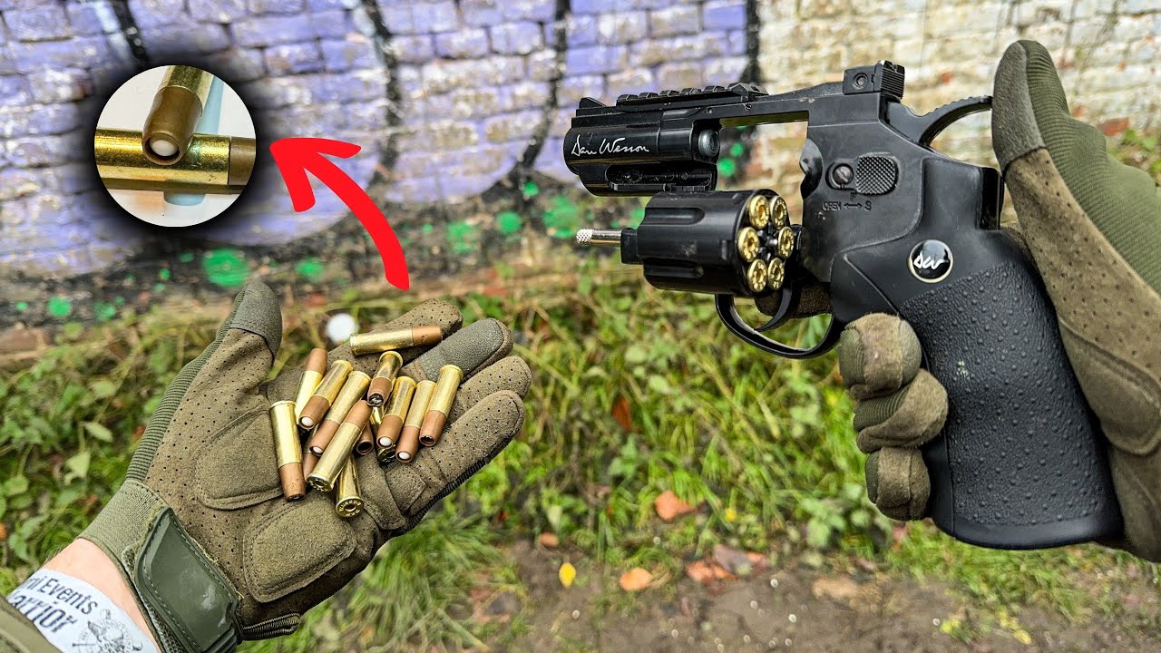 Scaring the @#%$ out of Players with Realistic Airsoft Revolver!