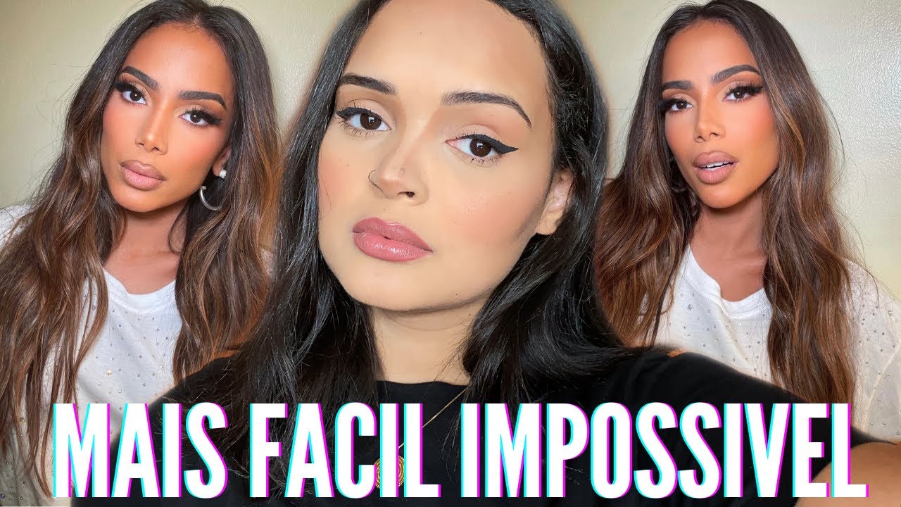 COMO FAZER MAQUIAGEM DA ANITTA DE UM JEITO FACIL | MAKE GRINGA