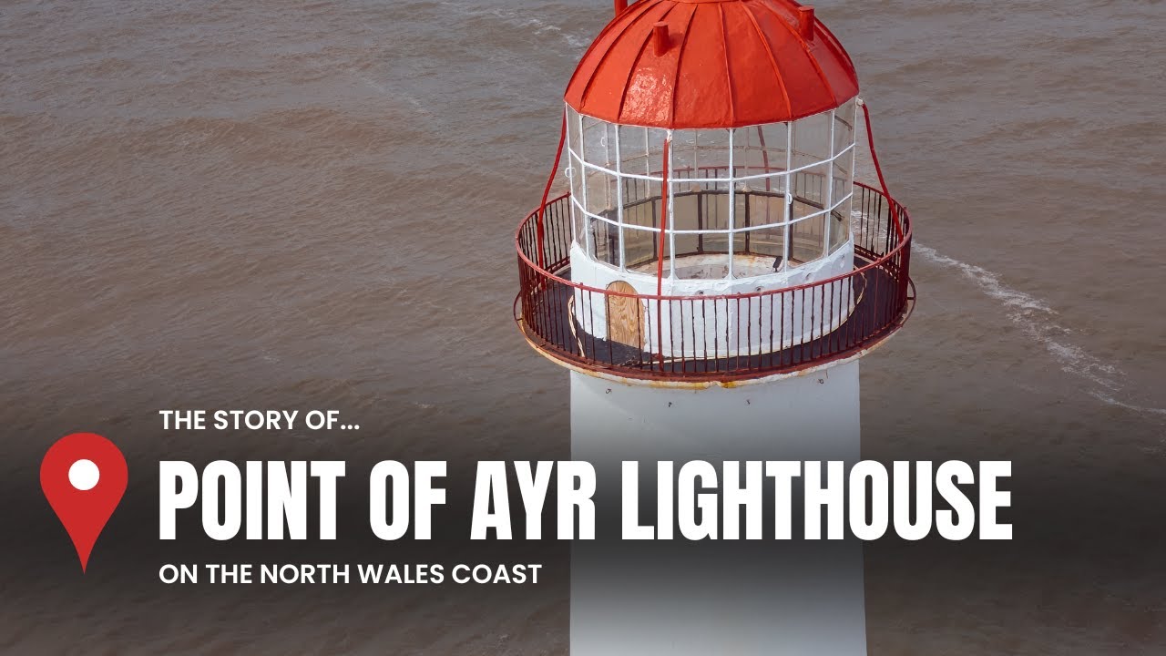 Discover the Point of Ayr Lightouse on the North Wales coast