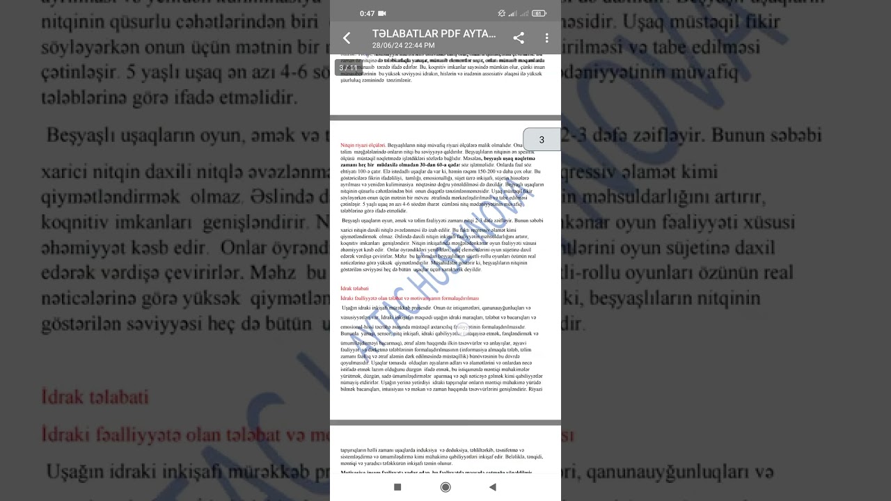 Təlabatlar sadə izahda.Aytac Hüseynova 050 449 96 48