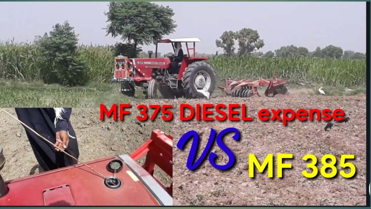 #MF375 DIESEL EXPENSE VS #MF385