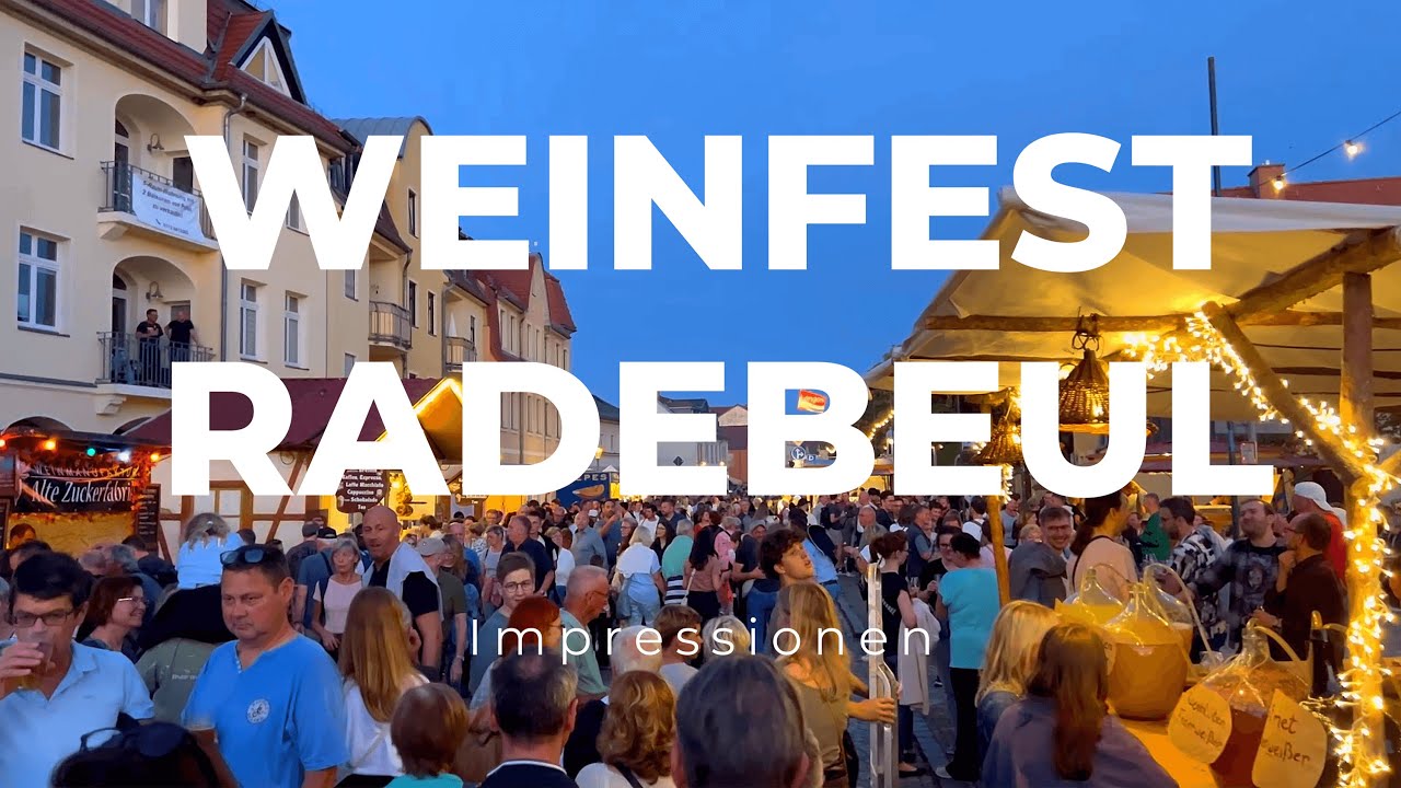 Weinfest Radebeul 2025 🍷 Impressionen & Highlights aus Altkötzschenbroda