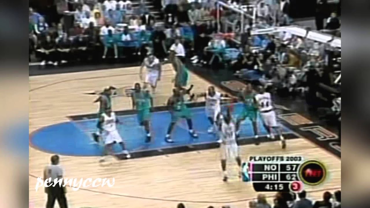 Allen Iverson Best Playoff Game HQ - 55pts vs NO Game 1 (2003)