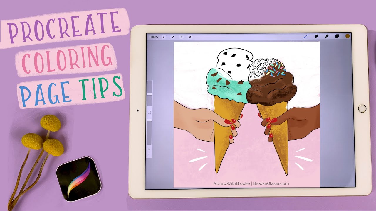 Procreate Coloring Page Tutorial
