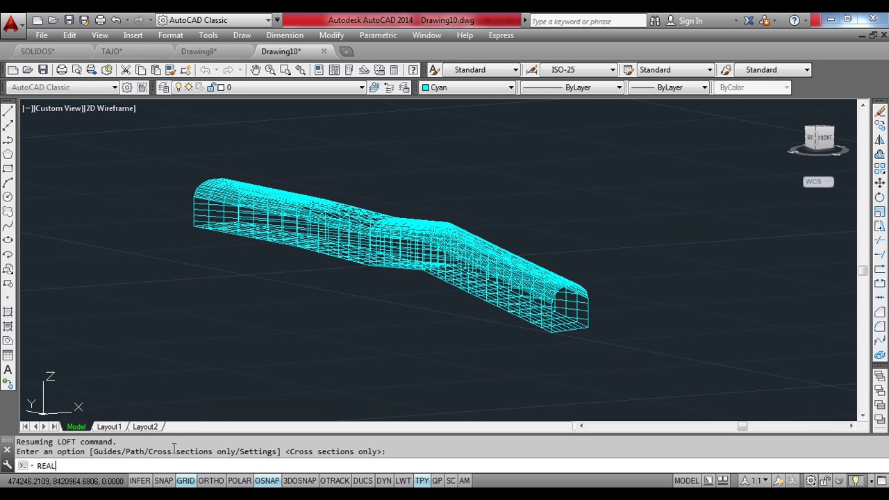 AVANCES SUBTERRANEOS EN AUTOCAD (TOPODROI)