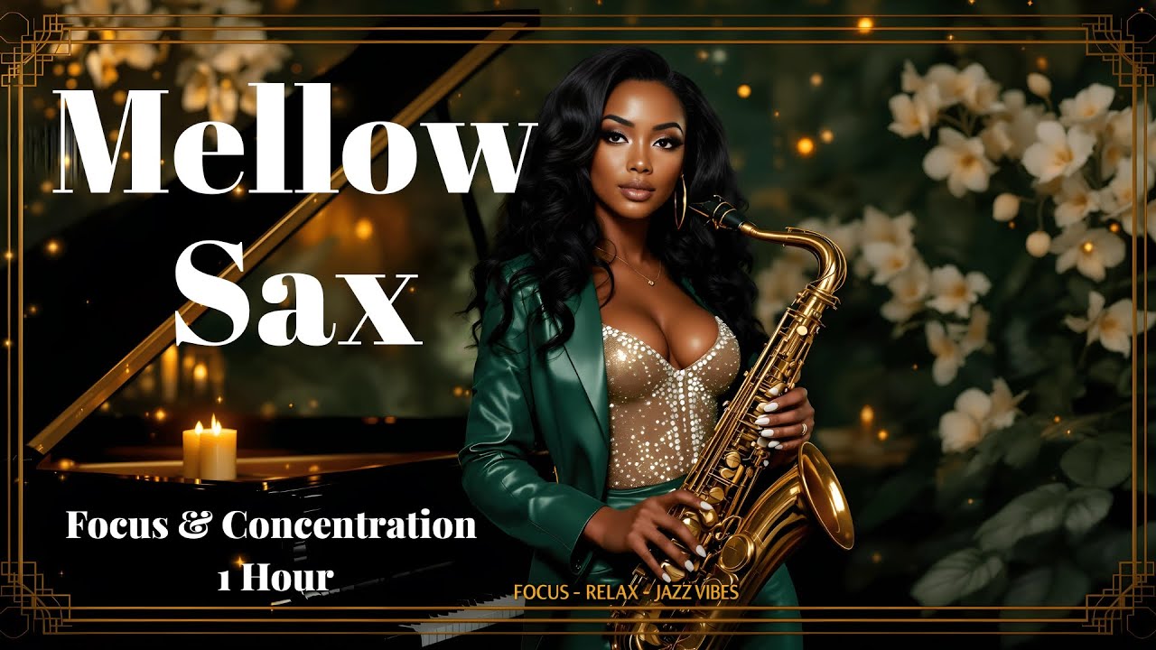 Mellow Sax Jazz & Soul R&B for Focus 🎷