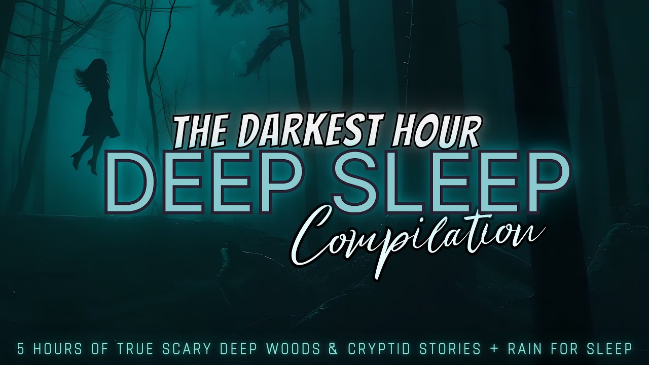 5 Hours of TRUE Scary Deep Woods Stories + rain for sleep 💤 NO ADS, just stories 