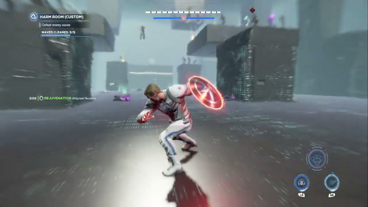 Marvel's Avengers - (Custom HARM Room) (Max Difficulty + Size Keepers) (Captain America)