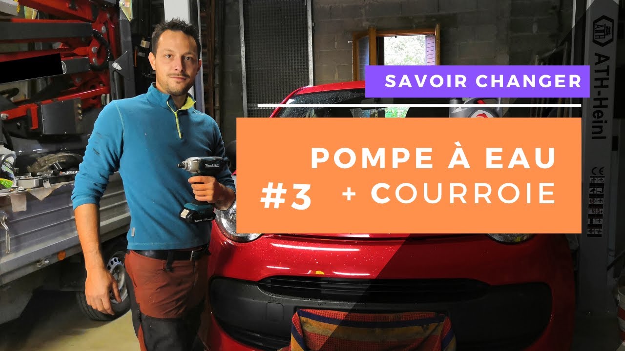 Tuto POMPE A EAU Citroen C1 / Peugeot 107 108 / Toyota Aygo 1.0 68cv
