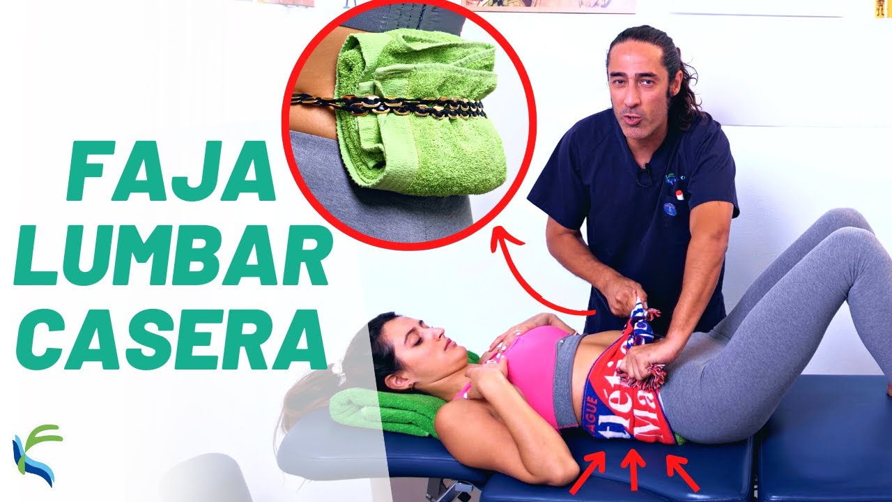 Как сделать ДОМАШНИЙ ПОЯСНИЧНЫЙ ПОЯС 😍 для устранения БОЛИ 🔥 Fisiolution