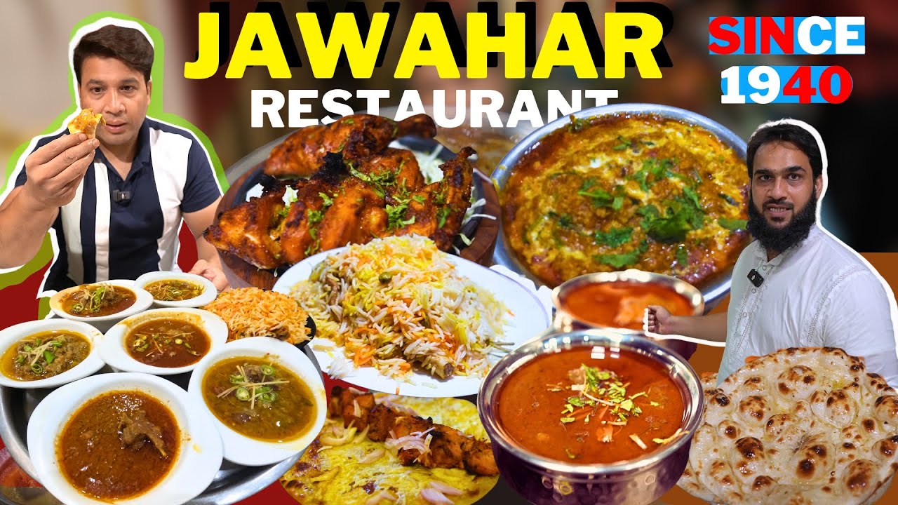 JAWAHAR RESTAURANT DELHI MUTTON NAHARI BAKAB CHICKEN STEW AT LAJPAT NAGAR DELHI STREET FOOD