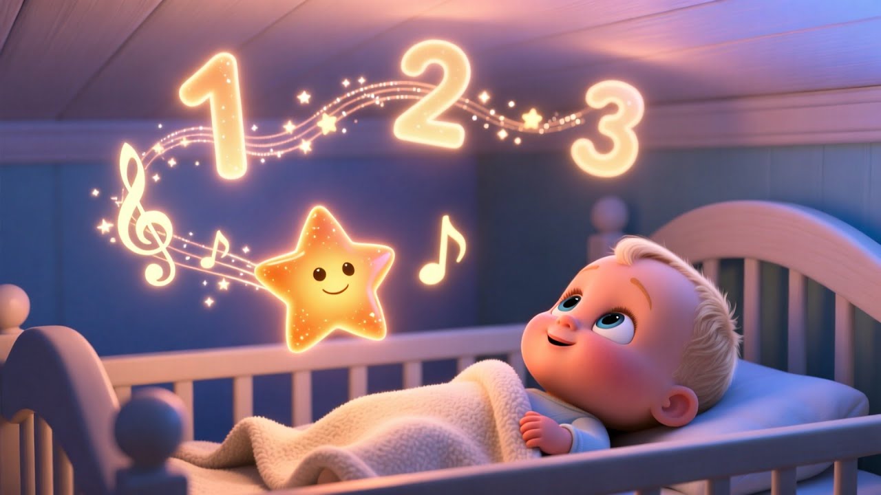 Bedtime Lullaby 123!! 🌙🎶 Fun Counting Lullaby for Kids | Sleepytime Learning