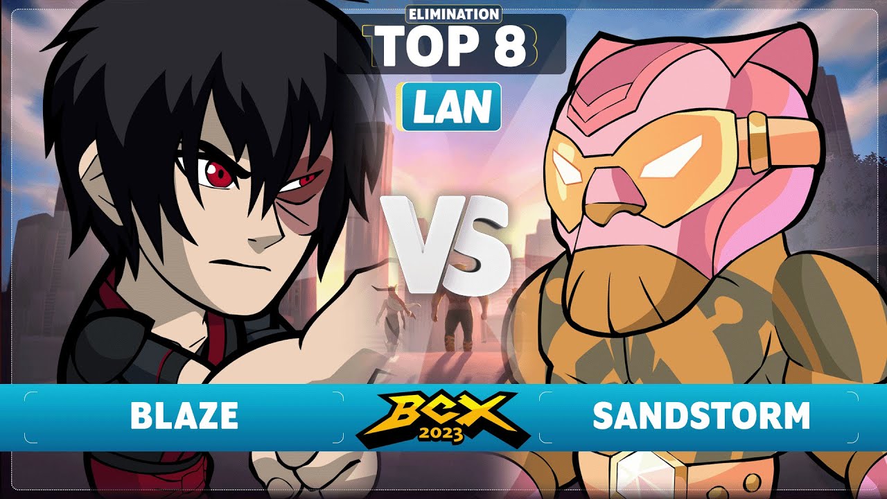 Blaze vs Sandstorm - Elimination Top 8 - Brawlhalla World Championship 2023 - LAN 1v1