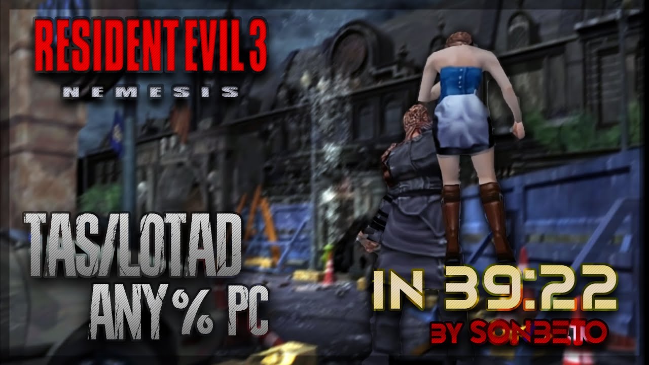 [TAS/LOTAD] PC Resident Evil 3: Nemesis Any% in 39:22 by SonBeto