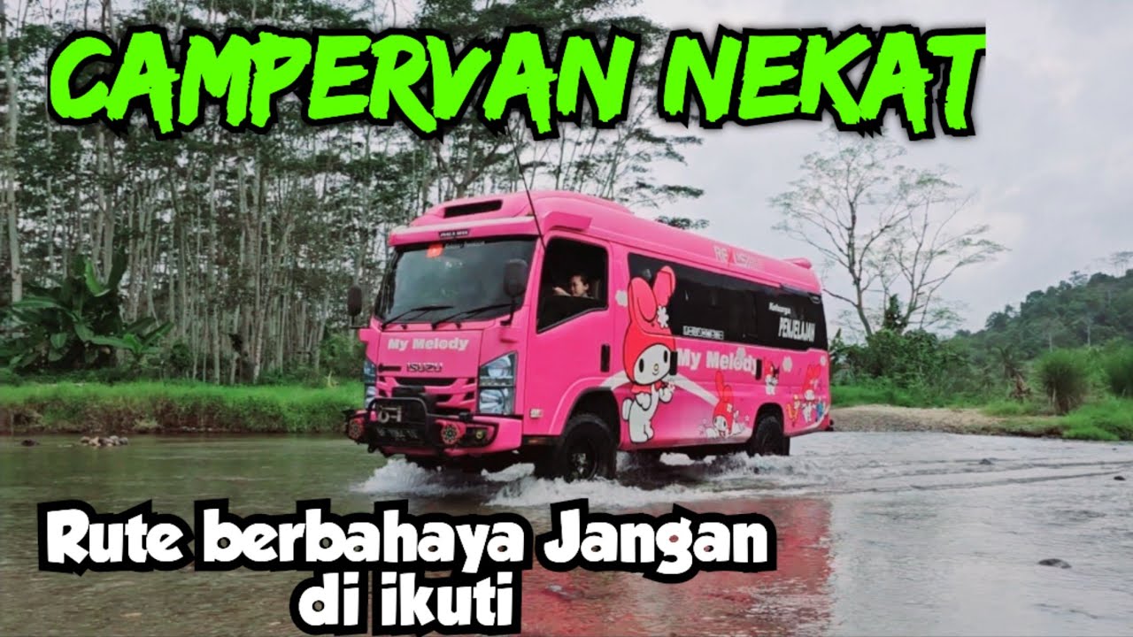 PAKAI CAMPERVAN BESAR INI KAMI MAKSA MASUK HUTAN MERU BETIRI