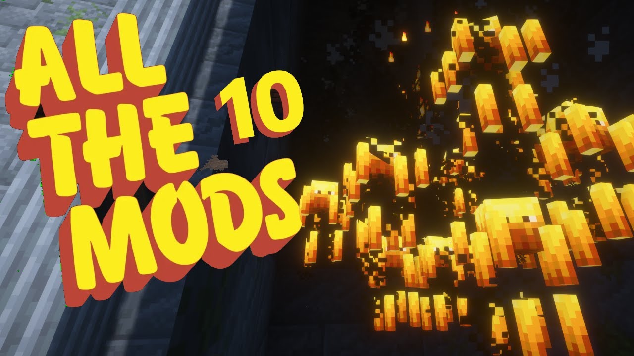 Super Easy Blaze Farm in ATM10 – No Redstone, Just Results! EP:8