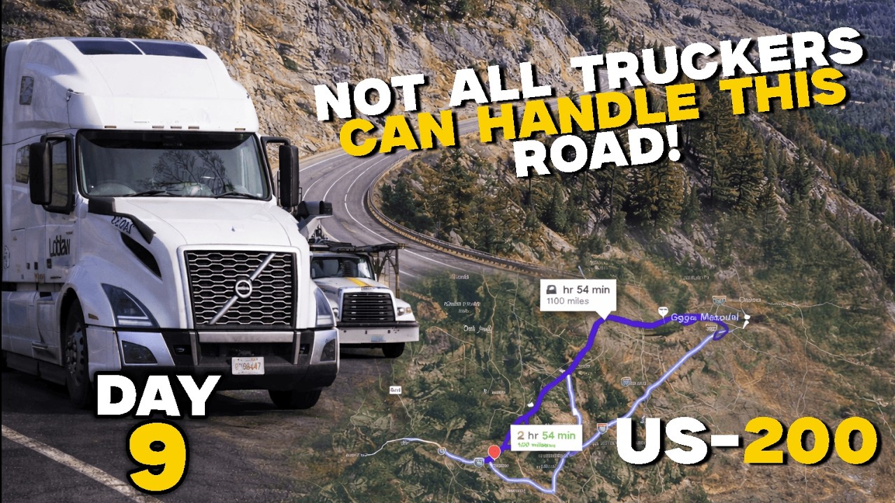 DAY 9 Not All Truckers Can Handle This Road! | MT-200 Drive