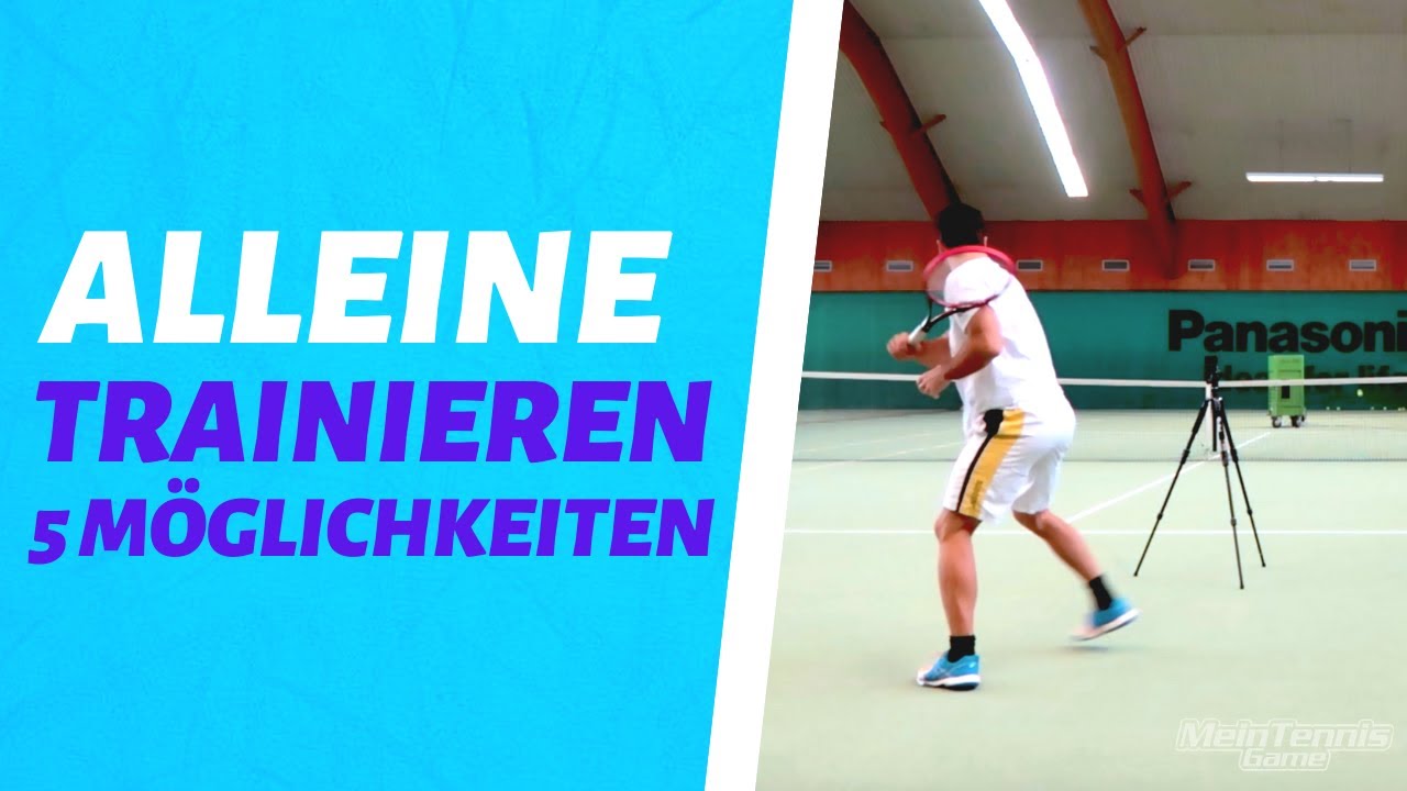 5 Möglichkeiten allein zu trainieren | MeinTennisGame.de