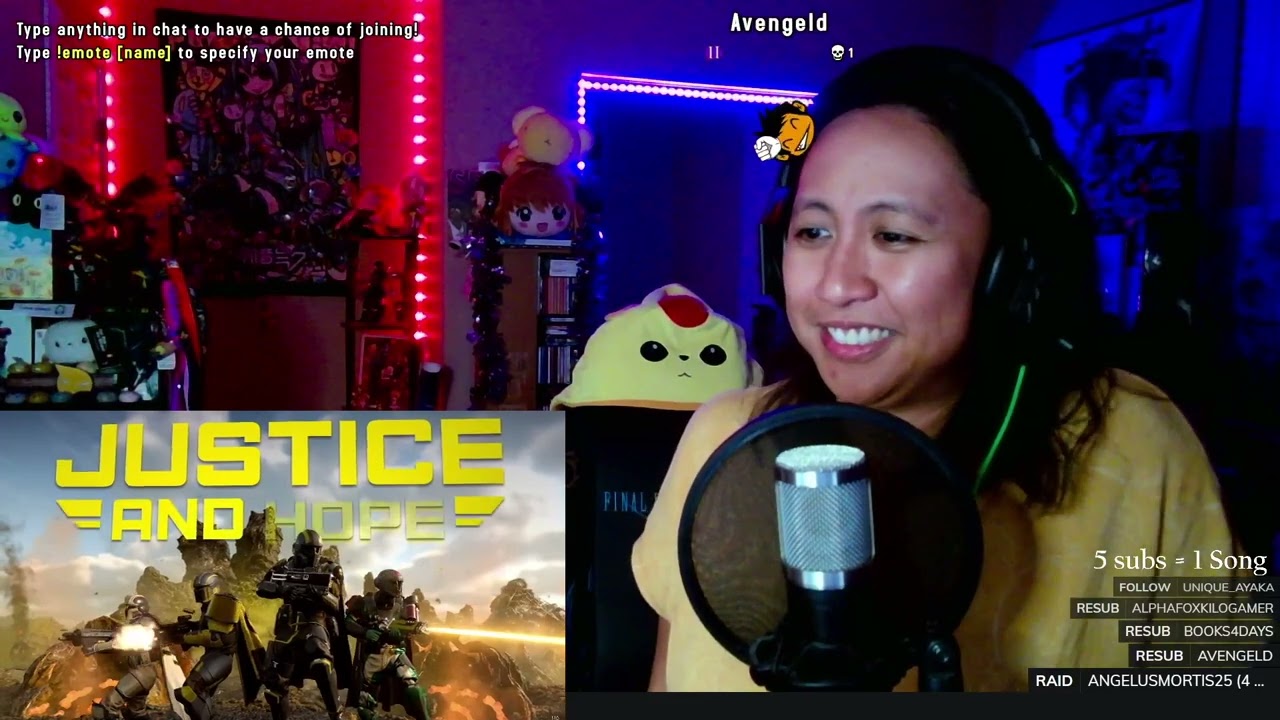 Reacting to Helldivers 2 - Super Earth National Anthem Music Video | Twitch React Tuesday
