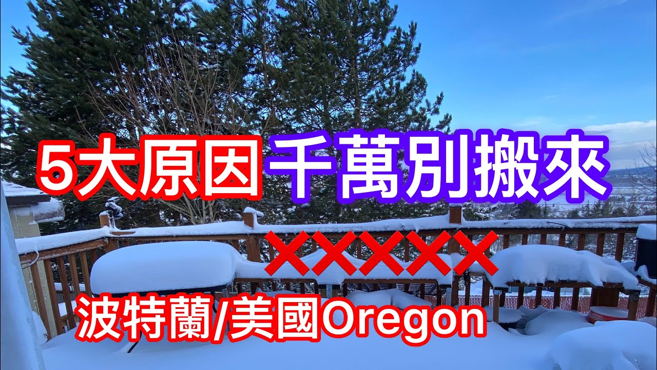 5大原因不要搬來【波特蘭】悔不當初⁉️ 5 Reasons Not to Move to Portland Oregon