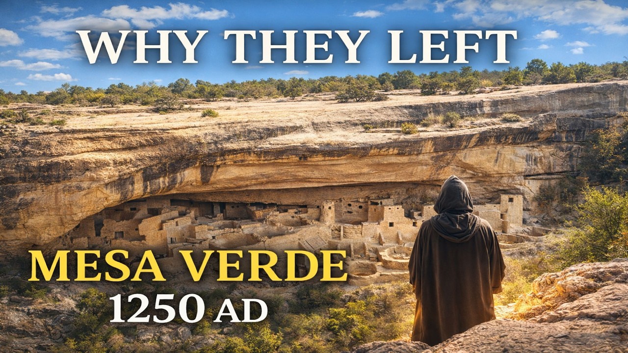 Mesa Verde Cliff Palace Tour (1250 AD) | AI Reconstruction