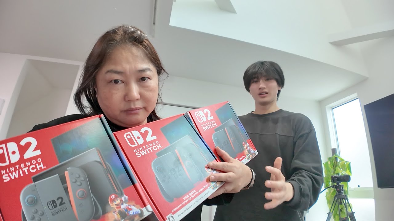 お母さんSwitch2を3台買ってきてんけど・・・