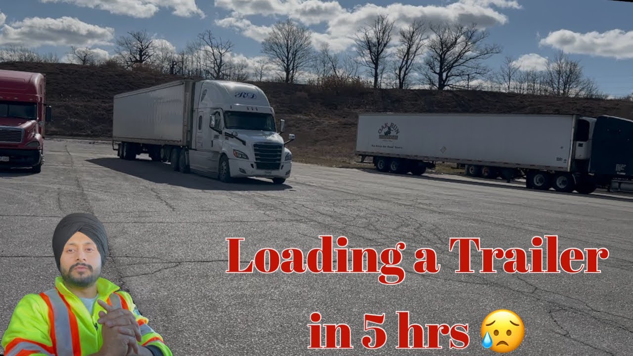Sara Din kharab Hogya Trailer Load krde 😰 || Canada Trucking  @lovepatti vlogs