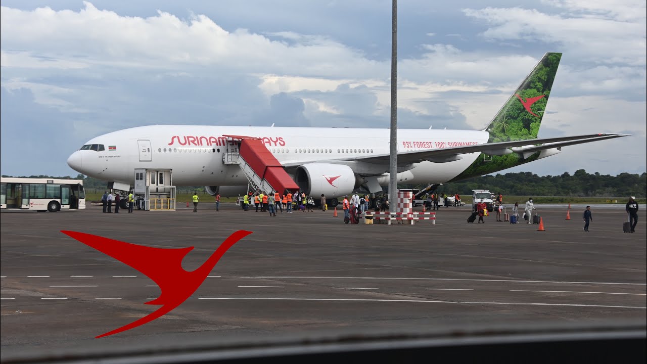 Surinam Airways inaugural flight pz-tcu trip report