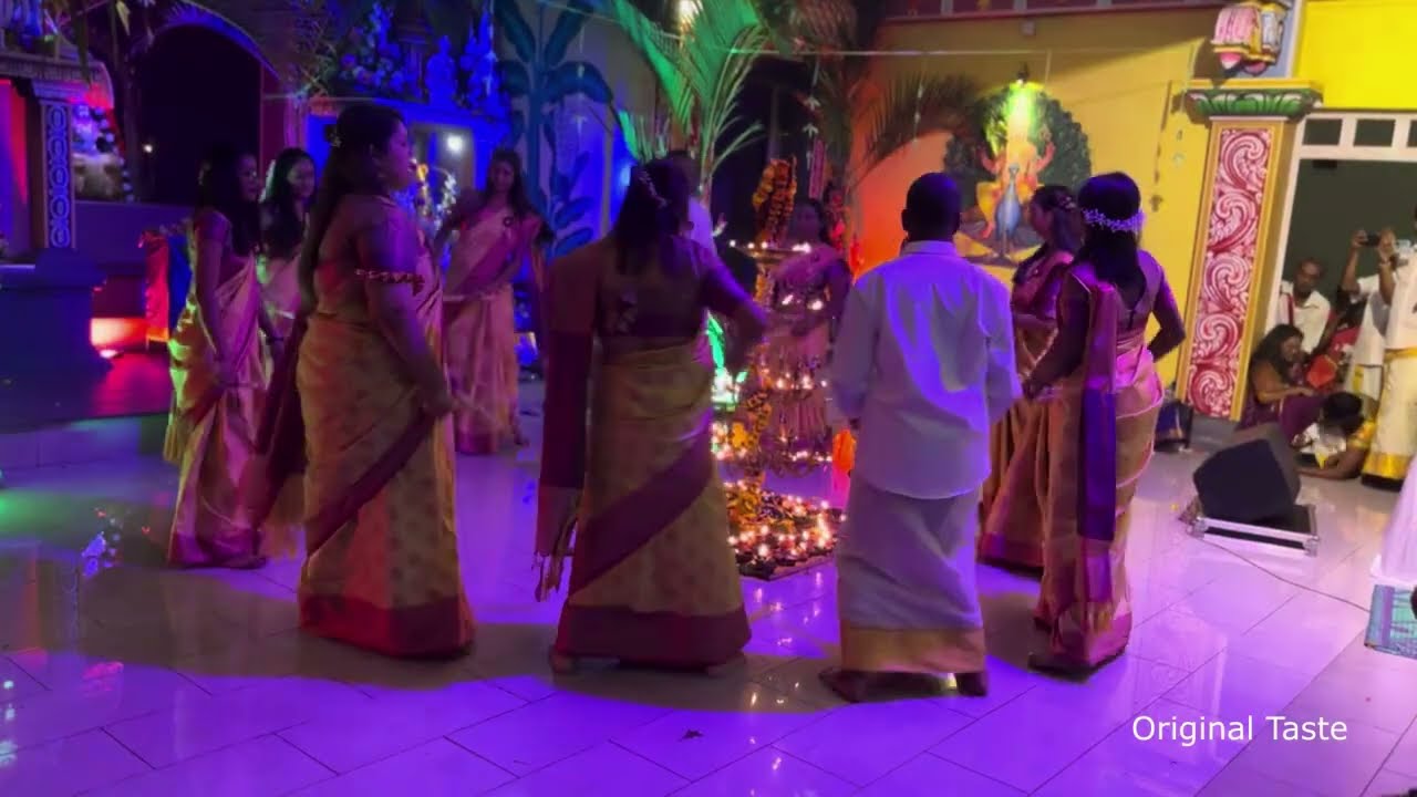Grand-Gaube Mariammen Kovil Govinden Thiruvizha 2023 Kummi Kollattam Dance Performance