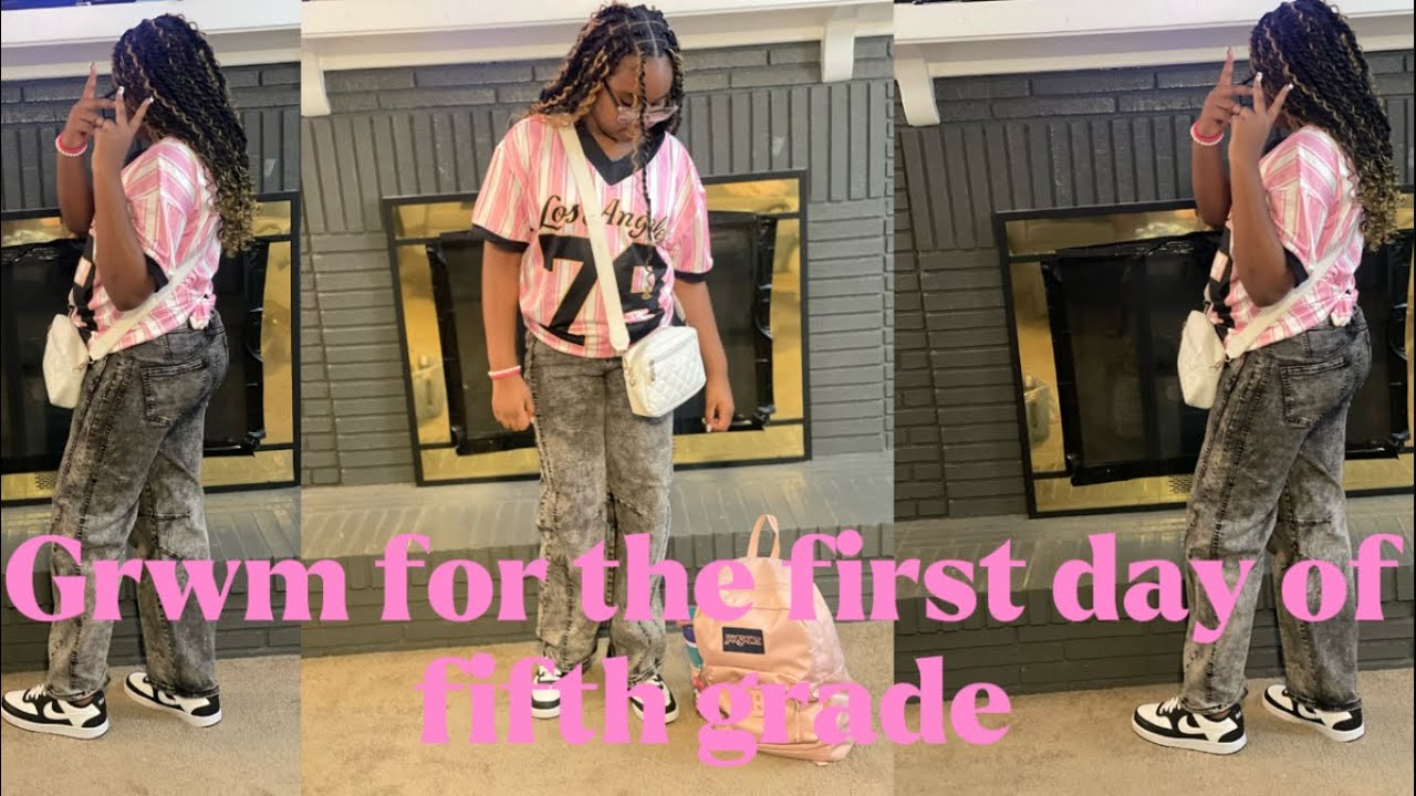 GRWM FOR THE FIRST DAY OF SCHOOL *5th grade edition* 