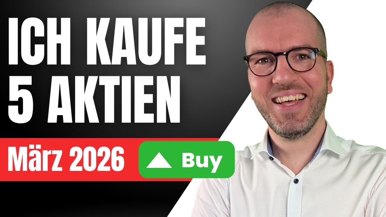 Ich habe gerade 1.000 € in DIESE 5 Aktien investiert! (März 2026)