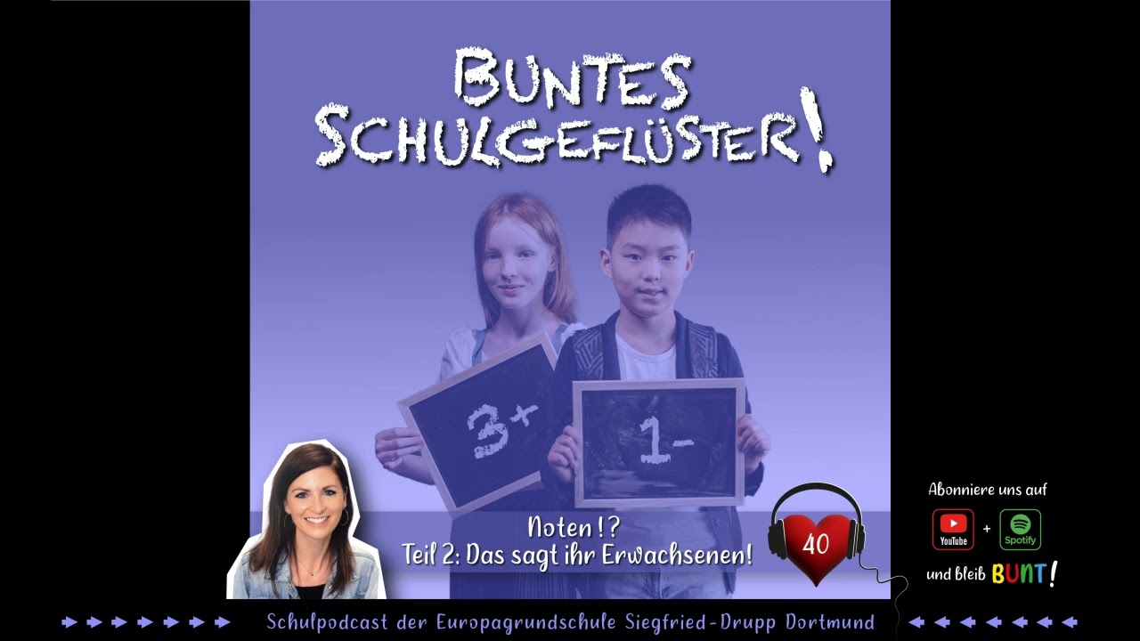 Folge 40: Noten!? - Teil 2: Das sagt ihr Erwachsenen!