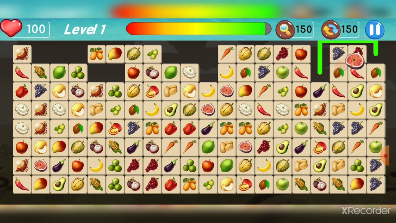 How to Play Fruits Connect Game Level 1 by Game Lover