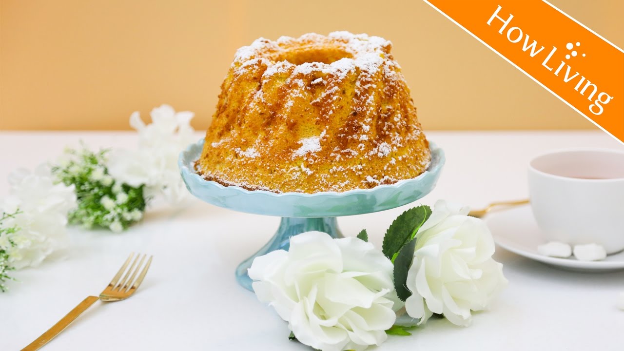 【簡單甜點】 南瓜戚風蛋糕 Pumpkin Chiffon Cake │HowLiving美味生活