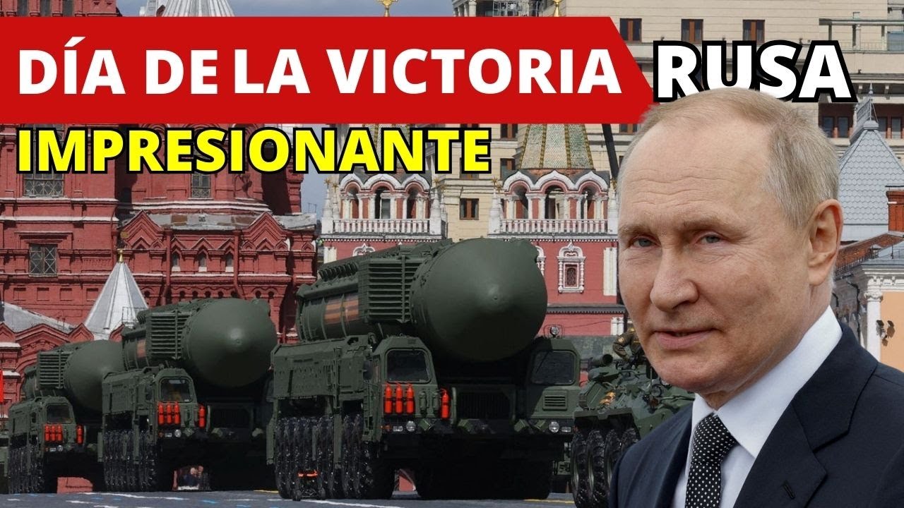 Impresionante Celebración del día de la VICTORIA en Rusia