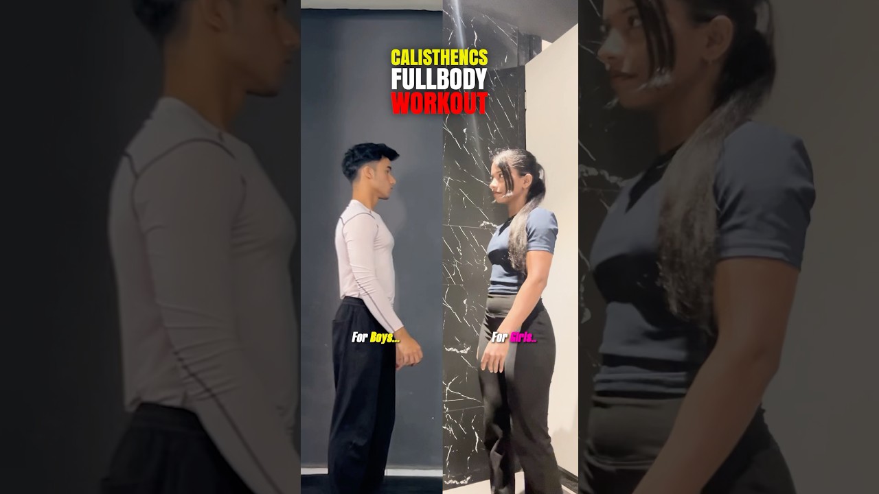 Boy vs Girl #calisthenics #shorts