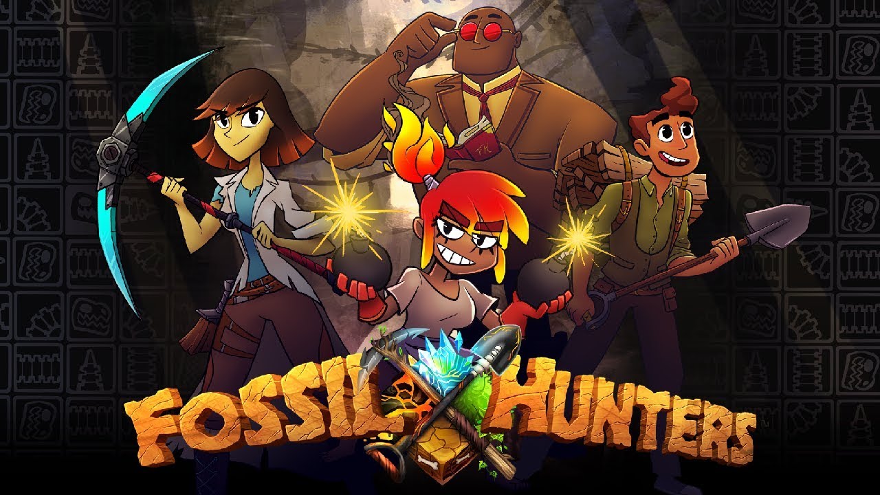 Fossil Hunters - #1 - Build a 2-Headed T-Rex! (4 Player Gameplay)