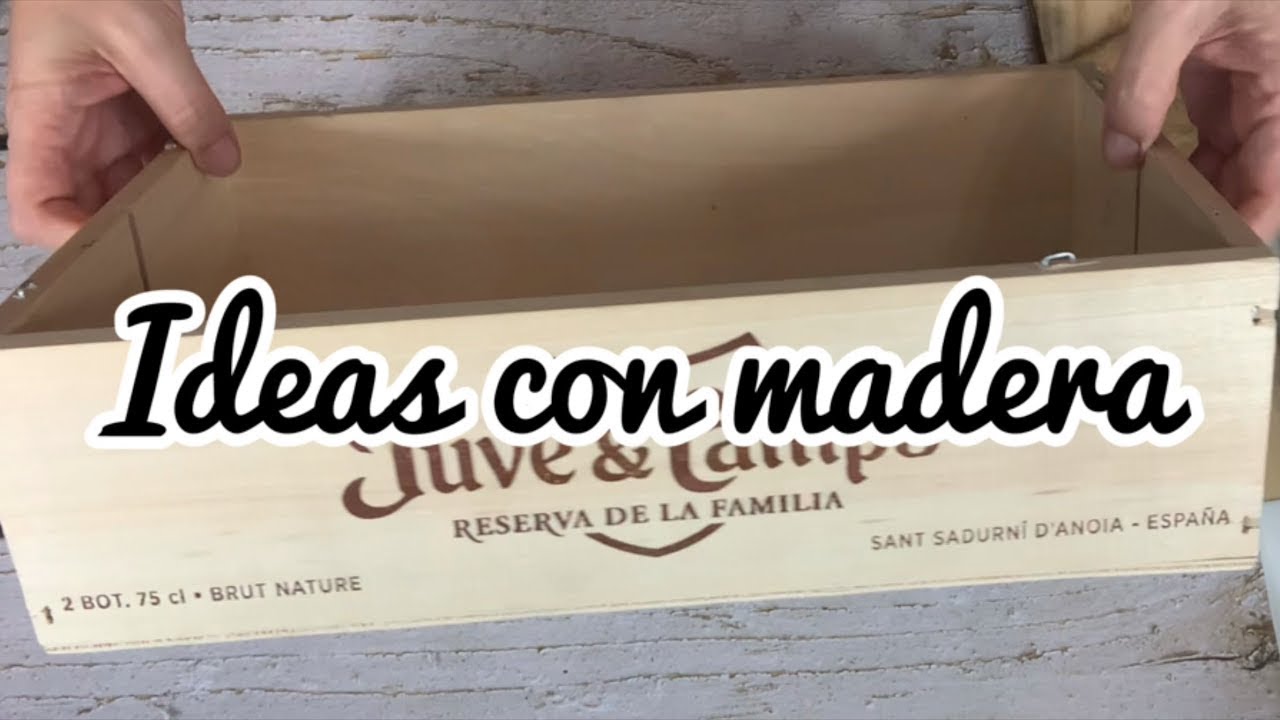 Ideas con restos de madera