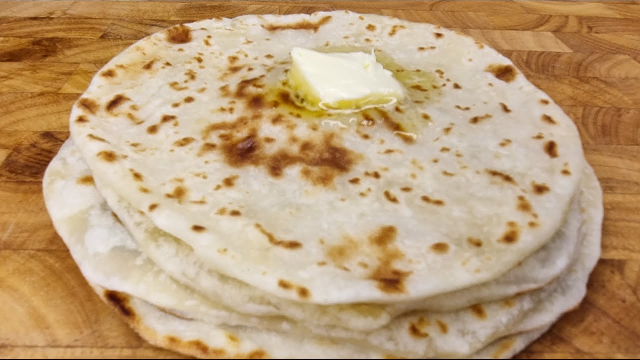 Grate flat bread - easy and fast Roti