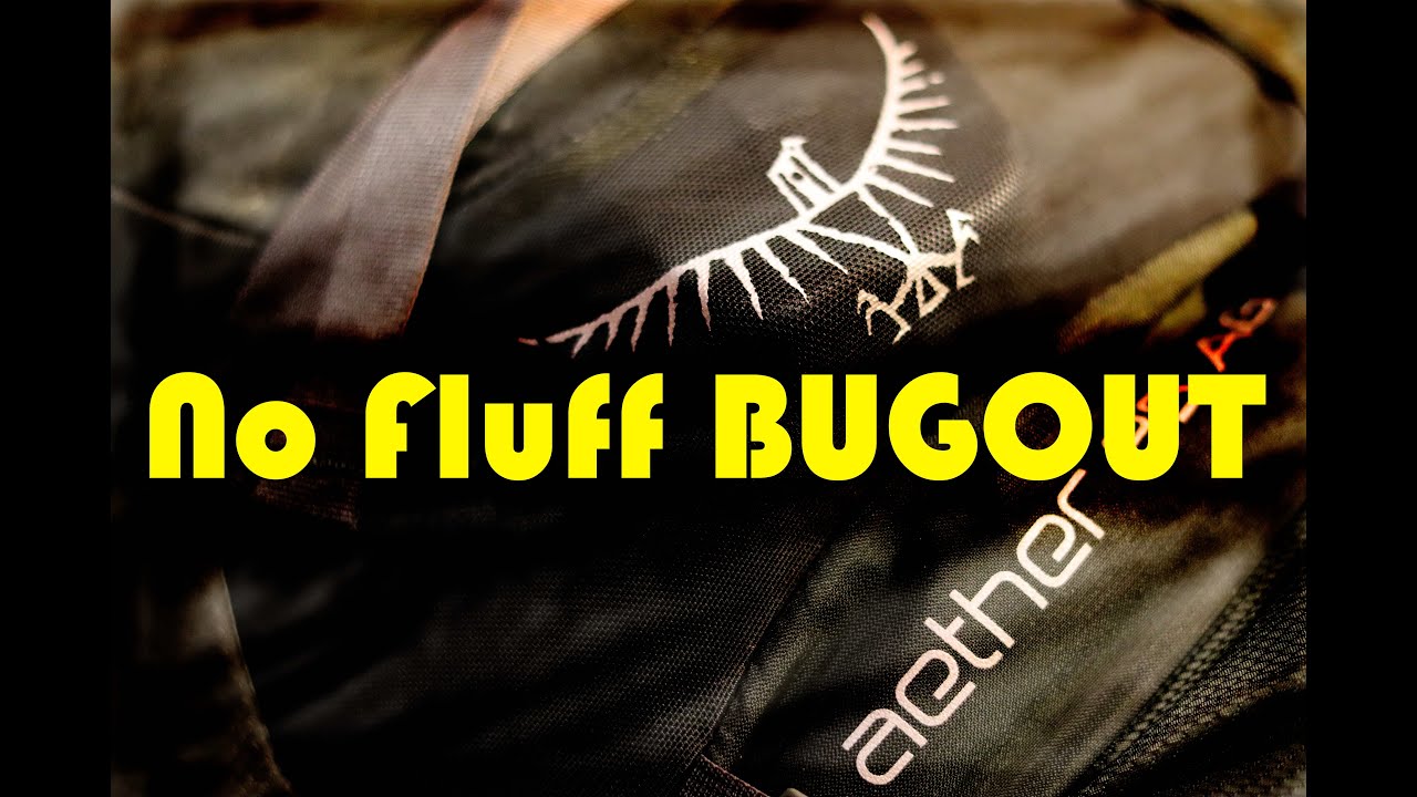 A No Fluff Bugout Bag