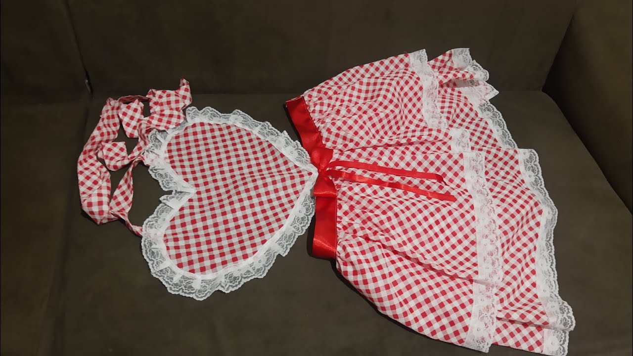 Pula fogueira aiaiai!Bora fazer esse lindo avental junino para arrasar no arraiá...