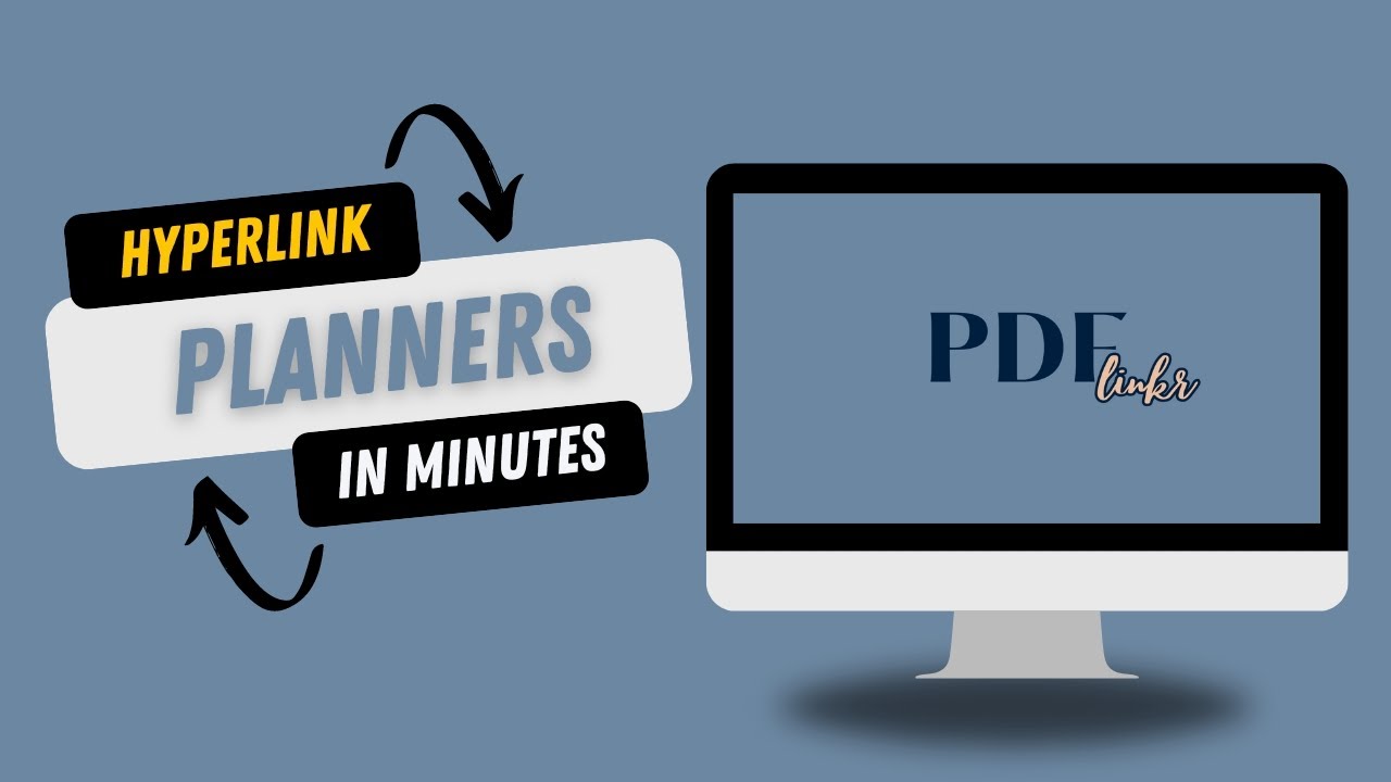 How to Create and Link an Undated Digital Planner Using PDF-Linkr