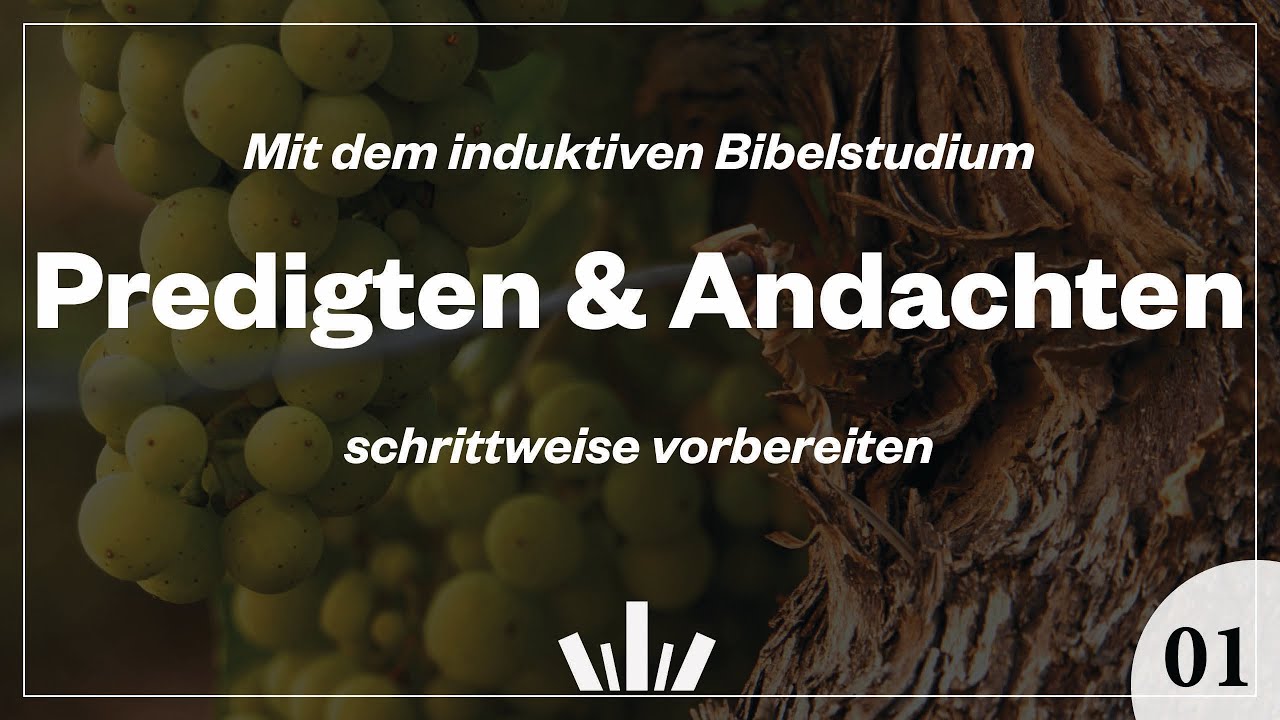 Tipps zur Predigt und Andachtsvorbereitung - Teil 1