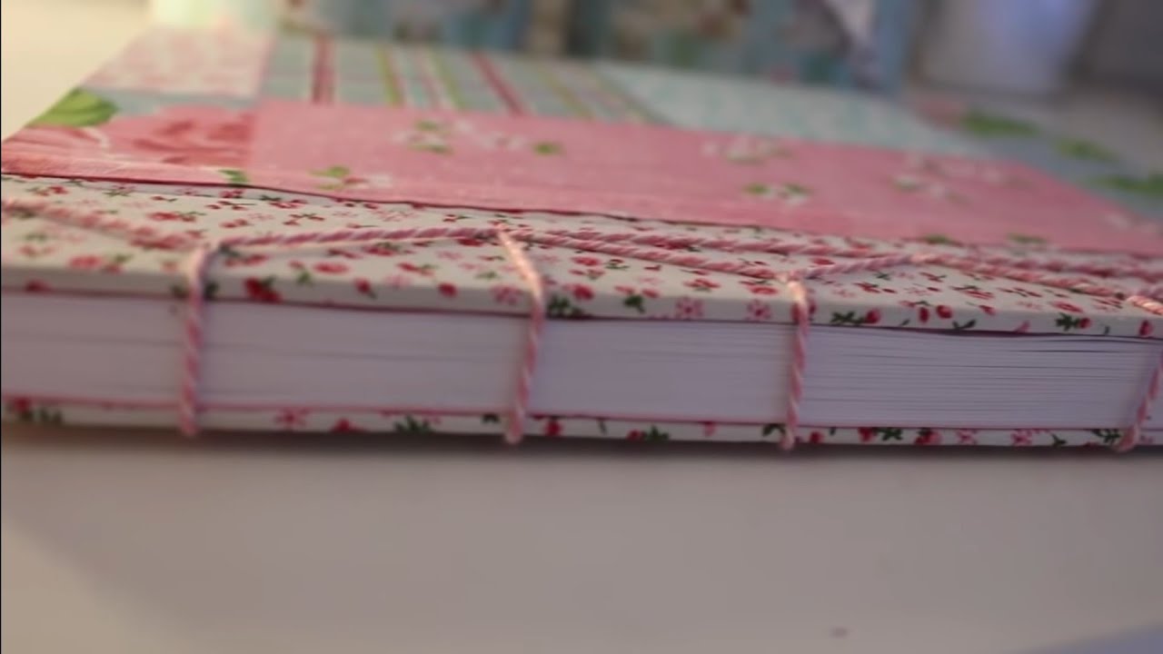 Buch selbst binden DIY Bulletjournal A4 BOOK Heft mit HARDCOVER nach japanischer Art I Einfachyvette